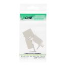 InLine Keystone RJ45 Buchse / LSA Einsatz, SNAP-In, Cat.6a, schmale Bauform