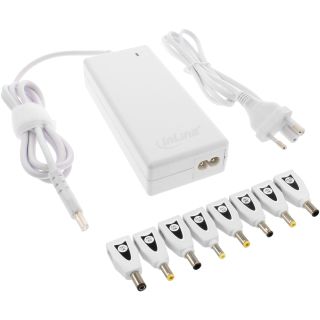 InLine® Universal NT f. Notebooks, 90W, USB, 100-240V, weiß m. 8 Wechselst.