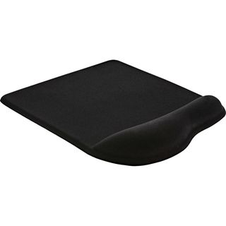 InLine Maus-Pad, schwarz, mit Gel Handballenauflage, 235x185x25mm