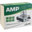 InLine AmpUSB, Hi-Res AUDIO HiFi DSD Kopfhörer-Röhrenverstärker, USB Digital Audio Konverter, 384kHz/32-Bit