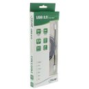 InLine USB 2.0 Kabel, Typ C Stecker an Micro-B Stecker, schwarz/Alu, flexibel, 1,5m