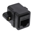 InLine Patchkabelkupplung Cat.6, UTP, 2x RJ45 Buchse, zum...