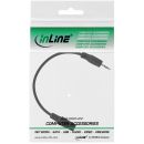 InLine® Klinken Adapterkabel 4pol. 2,5mm Stecker...