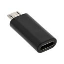 InLine® USB 2.0 Adapter, Micro-USB Stecker auf USB-C...