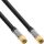 InLine® Premium SAT-Kabel, 4x geschirmt, 2x F-Stecker, >110dB, schwarz, 3m