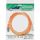 InLine® Patchkabel, S/FTP (PiMf), Cat.6A, halogenfrei, orange, 0,5m