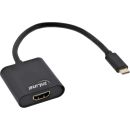 InLine® USB Display Konverter, USB-C Stecker zu HDMI...