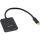 InLine USB Display Konverter, USB Typ-C Stecker zu Mini DisplayPort Buchse (DP Alt Mode), 4K2K, schwarz, 0.2m