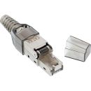 InLine RJ45 Stecker Cat.6A 500MHz, feldkonfektionierbar, geschirmt