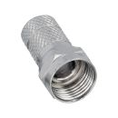 10er Pack InLine® F-Stecker, für Koaxialkabel...