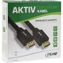 InLine DisplayPort Aktiv-Kabel, 4K2K, schwarz, vergoldete Kontakte, 20m