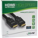 InLine® HDMI Aktiv-Kabel, HDMI-High Speed mit Ethernet, 4K2K, ST/ST, 20m