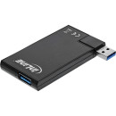 InLine 180 Twist Hub USB 3.0, 4 Port, drehbar, schwarz