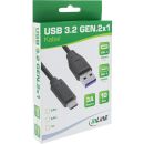 InLine® USB 3.2 Gen.1x2 Kabel, USB-C Stecker an A...