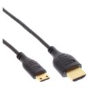 InLine® HDMI Superslim Kabel A an C, HS mit Eth.,...