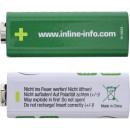 InLine® Alkaline High Energy Batterie, 9V Block...