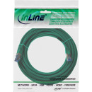 InLine® Patchkabel, S/FTP (PiMf), Cat.6A, halogenfrei, grün, 15m