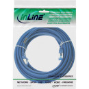 InLine® Patchkabel, S/FTP (PiMf), Cat.6A, halogenfrei, blau, 20m