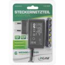 InLine® Universal Steckernetzteil, 12V / 24W mit 6...