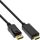 InLine DisplayPort zu HDMI Konverter Kabel, 4K/60Hz schwarz, 1,5m