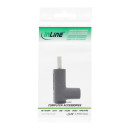 InLine USB 3.1 Adapter, Typ C Stecker an C Buchse, oben/unten gewinkelt (Gen.2)