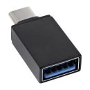 InLine® USB 3.2 Gen.2 Adapter, USB-C Stecker an USB A Buchse, OTG