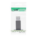 InLine® USB 3.2 Gen.2 Adapter, USB-A Stecker auf USB-C Buchse