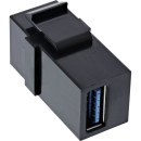 InLine USB 3.0 Keystone Snap-In Einsatz, USB-A Buchse /...