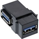 InLine USB 3.0 Keystone Snap-In Einsatz, USB-A Buchse /...