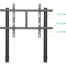 InLine TV-Wagen, für LED-TV 37"-80" (94-203cm), max. 80kg