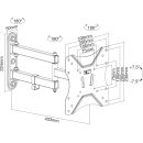 InLine® Basic Wandhalterung, für Flach-TV 58-107cm (23-42"), <40cm Wandabstand