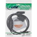 InLine® USB 2.0 zu 2x Seriell Adapterkabel Stecker A...