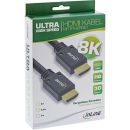 InLine HDMI Kabel, Ultra High Speed HDMI Kabel, 8K4K, Stecker / Stecker, 3m