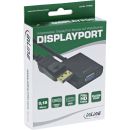 InLine® Basic DisplayPort zu VGA Adapterkabel, schwarz, 0,15m