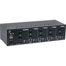 InLine KVM Desktop Switch, 4-fach, Dual-Monitor...