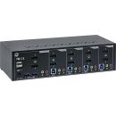 InLine® KVM Desktop Switch, 4-fach, Dual-Monitor DP...