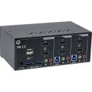 InLine KVM Desktop Switch, 2-fach, Dual Monitor, HDMI...