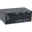 InLine KVM Desktop Switch, 2-fach, Dual-Monitor...