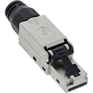 InLine RJ45 Stecker Cat.8.1 2000MHz, feldkonfektionierbar, geschirmt, mit Schraubverschluss