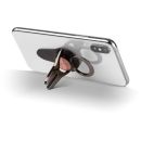 InLine Smartphone 3in1 Smartclip KFZ-Halter, Ständer, Finger Halterung, selbstklebender Handygriff, Smartphonehalter, Selfie Handyhalter, rosegold