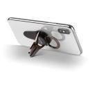 InLine Smartphone 3in1 Smartclip KFZ-Halter, Ständer, Finger Halterung, selbstklebender Handygriff, Smartphonehalter, Selfie Handyhalter, schwarz