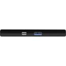 InLine MultiHub, Surface Pro 4/5/6, 3-Port USB 3.2 Typ-A Buchse, HDMI 4K, Cardreader, schwarz