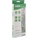 InLine Slim Audio Kabel 2x Cinch ST/ST, Stereo, 0,5m