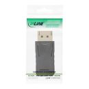 InLine® DisplayPort Adapter, DisplayPort Stecker auf mini DisplayPort Buchse, 4K