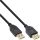 InLine USB 2.0 Verlängerung, Stecker / Buchse, Typ A, schwarz, Kontakte gold, 1,5m