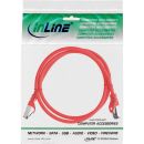 InLine Patchkabel, S/FTP (PiMf), Cat.8.1, 2000MHz, halogenfrei, Kupfer, rot, 1,5m