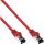 InLine® Patchkabel, S/FTP (PiMf), Cat.8.1, 2000MHz, halogenfrei, rot, 1,5m