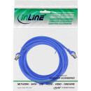 InLine® Patchkabel, S/FTP (PiMf), Cat.8.1, 2000MHz, halogenfrei, blau, 10m