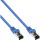 InLine® Patchkabel, S/FTP (PiMf), Cat.8.1, 2000MHz, halogenfrei, blau, 10m