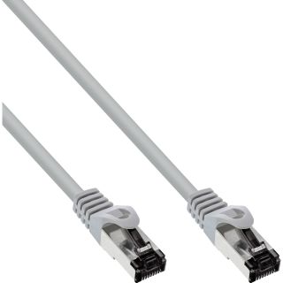 InLine® Patchkabel, S/FTP (PiMf), Cat.8.1, 2000MHz, halogenfrei, grau, 7,5m